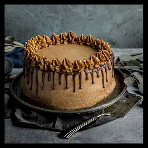 Jacobs Utvalgte Dripcake Bringebær