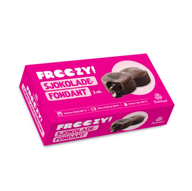 Freezy Sjokoladefondant 2pk