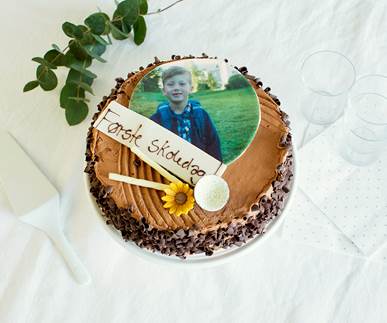 Sjokoladekake 15bit m/bilde