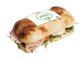 Italiensk med gårdsskinke & mozzarella