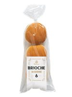 Brioche Burgerbrød 6pk