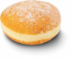 Berlinerbolle med vaniljekrem